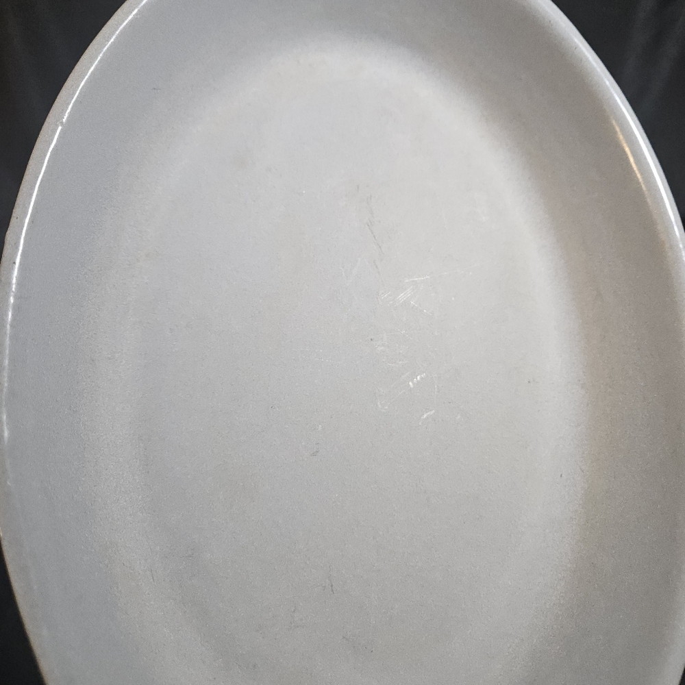 Vintage Prizer Ware flame orange cast iron enamel Oval baking dish - Picture 7 of 14